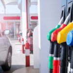 Gas station. Fuel pump.